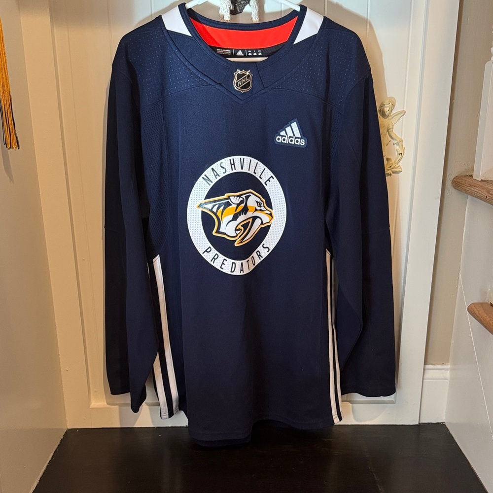 Adidas Men's Navy Nashville Predators Jersey